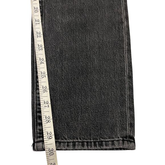 12-95 HELMUT LANG Men's Mr.87 Jeans Straight Coal Wash Black Size 30 - Picture 9 of 10